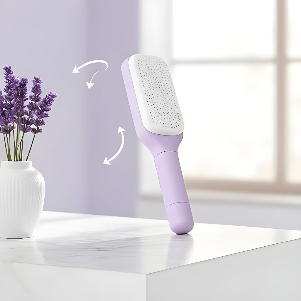 Self-Cleaning Hair Brush